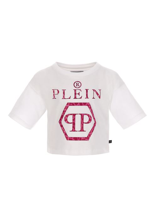 T-shirt, bambina, logata. PHILIPP PLEIN | 2DM00H LAA2910101